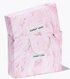  XÉ LẺ Túi giấy hoặc Hộp quà Làm quà tặng 30,5x22x8,5cm hoạ tiết cẩm thạch in chữ SWEET LOVE Q757 