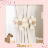  [GIAO HÀNG 7-25 NGÀY] Dây Buộc Rèm Cửa Sổ Bằng Cotton Co Giãn Dây vén rèm,nơ buộc rèm cửa phong cách Hình Hoa Sáng Tạo Dây Buộc Rèm Cửa Sổ Bằng Cotton Co Giãn Hình Hoa B1759 
