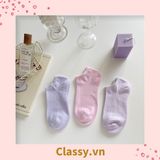  Classy Tất cổ ngắn, vớ cổ ngăn cotton dày dặn, phù hợp cả nam và nữ G1406 