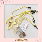  [GIAO HÀNG 7-15912 NGÀY]  Dây buộc khẩu trang, buộc vào kính, màu sắc tươi mới, họa tiết ngẫu nhiên PK1091 