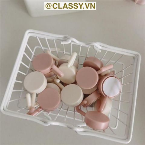  Combo 10 Móc Dán Tường Móc Nhựa nhỏ trơn đơn giản Bắc Âu Dính Tường Treo Đồ Dùng Tiện Lợi  Đa Năng PK1105 