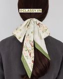  Dải turban lụa dài 97.5x7cm thời trang hàn quốc nhiều kiểu đẹp, phong cách vintage PK1134 