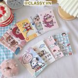  Combo 100 cuốn Sổ tay mini họa tiết dễ thương 85x120mm, ghi chép từ vựng, công thức tiện lợi mang theo bên người PK1139 (ORDER) 