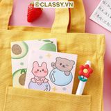  Combo 100 cuốn Sổ tay mini họa tiết dễ thương 85x120mm, ghi chép từ vựng, công thức tiện lợi mang theo bên người PK1139 (ORDER) 