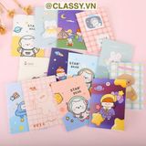  Combo 100 cuốn Sổ tay mini họa tiết dễ thương 85x120mm, ghi chép từ vựng, công thức tiện lợi mang theo bên người PK1139 (ORDER) 