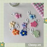  [GIAO HÀNG 7-25 NGÀY] Classy Móc khóa hình bông hoa nhiều màu, gắn chìa khóa, điện thoại, sổ tay PK1420 