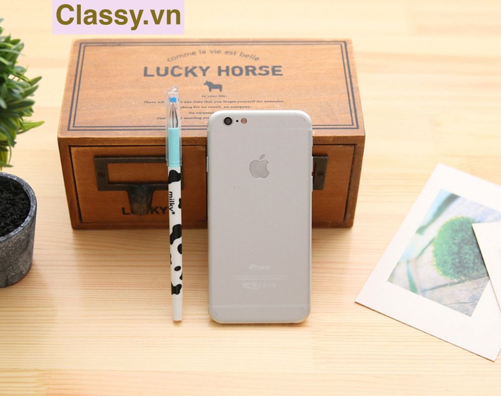  [GIAO HÀNG 7-25 NGÀY]  Classy Bút gel bò sữa nhiều màu, 0.38mm mực ra đều và đậm PK1521 