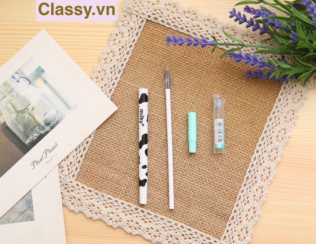  [GIAO HÀNG 7-25 NGÀY]  Classy Bút gel bò sữa nhiều màu, 0.38mm mực ra đều và đậm PK1521 