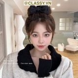  Kẹp càng cua, kẹp tóc đính nơ bảng lớn, dễ tạo kiểu, không gây rụng tóc PK1554 