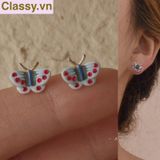  Classy Khuyên tai họa tiết bướm dễ thương PK1606 
