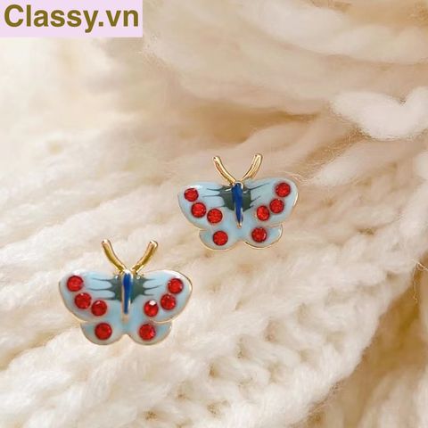  Classy Khuyên tai họa tiết bướm dễ thương PK1606 