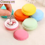  [GIAO HÀNG 7-25 NGÀY]  Hộp đựng trang sức, bông tai khuyên tai hoặc phụ kiện hoặc tai nghe hình bánh Macaron PK1713 