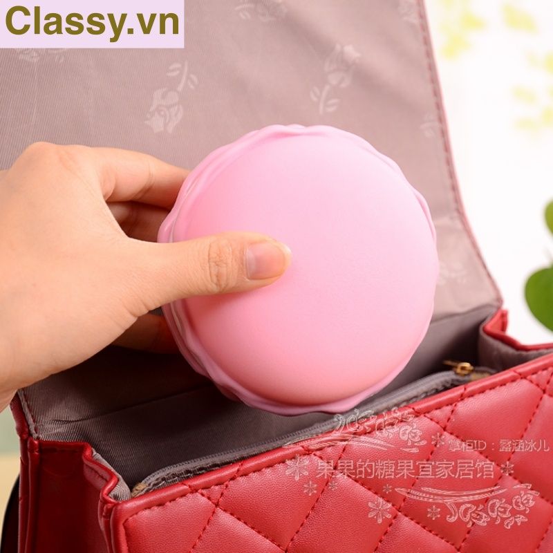  [GIAO HÀNG 7-25 NGÀY]  Hộp đựng trang sức, bông tai khuyên tai hoặc phụ kiện hoặc tai nghe hình bánh Macaron PK1713 