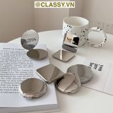  Gương trang điểm cầm tay mini 2 mặt bỏ túi, 6.5 cm , Gương cầm tay mini Hàn Quốc siêu cute, Gương hoạt hình PK1731 