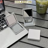  Gương trang điểm cầm tay mini 2 mặt bỏ túi, 6.5 cm , Gương cầm tay mini Hàn Quốc siêu cute, Gương hoạt hình PK1731 