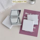  Gương trang điểm cầm tay mini 2 mặt bỏ túi, 6.5 cm , Gương cầm tay mini Hàn Quốc siêu cute, Gương hoạt hình PK1731 