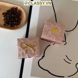  [GIAO HÀNG 7-25 NGÀY] Hộp đựng trang sức nhẫn, dây chuyền bằng nhung PK1745 