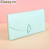  Túi Đựng Tài Liệu 13 Ngăn  26,3*14 Cặp Tệp Đựng Tài Liệu Chia Nhiều Ngăn Bìa Hồ Sợ Nhựa Cứng Chứng Từ Giấy Tờ- PK1837 