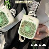  Quạt cầm tay mini tích điện USB liên tục 3-6h hình gấu Panda dễ thương  PK1849 