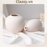  Bình hoa gốm Minimalist phong cách tối giản, Bình gốm  trang trí phong cách Bắc Âu, Bình gốm decor hiện đại PK1852 