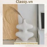  Bình hoa gốm Minimalist phong cách tối giản, Bình gốm  trang trí phong cách Bắc Âu, Bình gốm decor hiện đại PK1852 