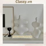  Bình hoa gốm Minimalist phong cách tối giản, Bình gốm  trang trí phong cách Bắc Âu, Bình gốm decor hiện đại PK1852 