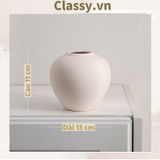  Bình hoa gốm Minimalist phong cách tối giản, Bình gốm  trang trí phong cách Bắc Âu, Bình gốm decor hiện đại PK1852 