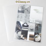  Combo 20 bìa lá độ trong suốt cao kích thước A4, bảo vệ giấy cho giới văn phòng PK1875 
