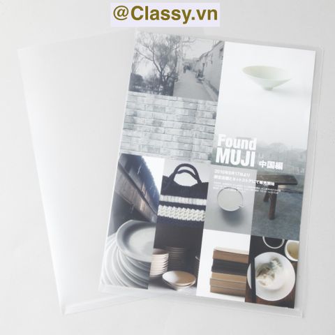  Combo 100 bìa lá độ trong suốt cao kích thước A4, bảo vệ giấy cho giới văn phòng PK1875 (ORDER) 