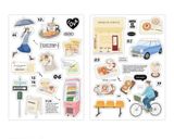  Combo 2 sticker PK1878 Nhãn dán infeelme vintage dán Sổ tay sáng tạo vật liệu trang trí Kích thước 120 x 168 mm 