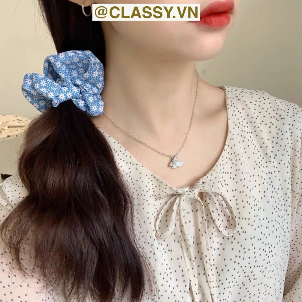  [GIAO HÀNG 7-25 NGÀY]  Dây Cột Tóc Thiết Kế Đơn Giản Phong Cách Hàn Quốc Cho Nữ 