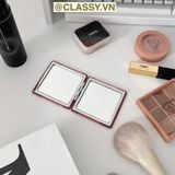  Gương trang điểm cầm tay mini 2 mặt bỏ túi kèm lược, Gương cầm tay mini Hàn Quốc siêu cute, Gương hoạt hình PK569 
