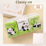  Combo 6 bịch hoặc 9 bịch Giấy ăn mini họa tiết ngộ nghĩnh dễ thương dễ mang theo PK640 