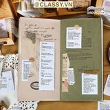  SET 100 miếng Giấy note ghi nhớ mini in câu cổ động tiếng Anh sáng tạo tiện dụng cho văn phòng; kích thước 55 X 40 MM PK641 