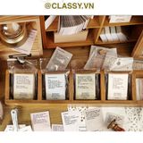  SET 100 miếng Giấy note ghi nhớ mini in câu cổ động tiếng Anh sáng tạo tiện dụng cho văn phòng; kích thước 55 X 40 MM PK641 