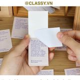  SET 100 miếng Giấy note ghi nhớ mini in câu cổ động tiếng Anh sáng tạo tiện dụng cho văn phòng; kích thước 55 X 40 MM PK641 