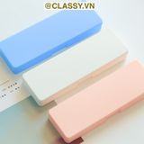  [GIAO HÀNG 7-25 NGÀY]  PK725 Hộp đựng bút chất liệu nhựa màu pastel đính họa tiết hoạt hình ngộ nghĩnh xinh xẻo 