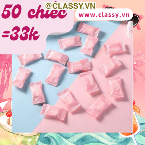  Combo 50 chiếc PK952 Khăn giấy nén, mặt nạ nén chất liệu Cotton, bỏ túi du lịch tiện lợi THE MASK 