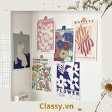  Set nhiều Thẻ ảnh, postcard Classy làm từ bìa cứng phong cách  trang trí nhật ký/sách ảnh, dán tường, làm tranh Q1746 