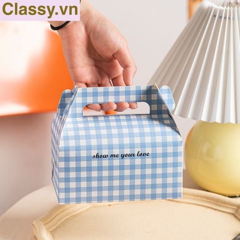  Hộp bánh ngọt, bánh nướng, bánh mousse cầm tay, hộp thực phẩm mang đi. Q1807 [HÀNG ORDER 5-7 NGÀY | ÁP DỤNG ĐƠN TỪ 2 TRIỆU | CÓ THỂ IN LOGO] 