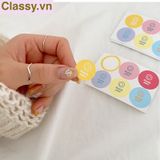  Bộ 18 Sticker hình trái tim dán hộp bánh handmade, quà tặng DYI dễ thương, tem dán quà tặng, túi giấy, thiệp, hộp quà tặng Q1816 