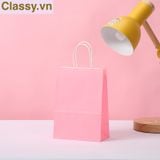  TÚI GIẤY KRAFT DÀY DẶN LÀM QUÀ TẶNG  MÀU PASTEL, NHIỀU SIZE 