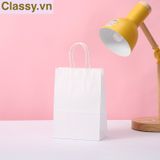  TÚI GIẤY KRAFT DÀY DẶN LÀM QUÀ TẶNG  MÀU PASTEL, NHIỀU SIZE 