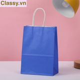  TÚI GIẤY KRAFT DÀY DẶN LÀM QUÀ TẶNG  MÀU PASTEL, NHIỀU SIZE 