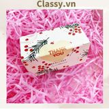  Hộp quà tặng tự gấp đựng tất, đựng kẹo cưới, quà cảm ơn phong cách châu âu, nền nã sang trọng Q1818 