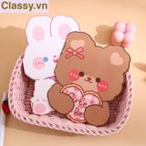  Q977 Thiệp cute Kích thước 15CMX11CM chúc mừng 8-3, 20-11, Sinh Nhật,  Lễ lạt, Cảm Ơn , Tình Yêu in hình hoạt hình 