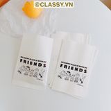  [GIAO HÀNG 7-25 NGÀY] Classy Túi giấy vuông kích thước 13x13.8CM làm quà tặng T1475 