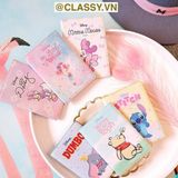  Classy Ví da nữ dạng gập, hoạt tiết họa hình nhiều kiểu dễ thương T1543 