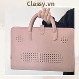  [GIAO HÀNG 7-25 NGÀY]  Túi Xách Laptop da PU Nữ Công Sở 15.6 Inch bảo vệ máy tính 