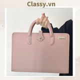  [GIAO HÀNG 7-25 NGÀY]  Túi Xách Laptop da PU Nữ Công Sở 15.6 Inch bảo vệ máy tính 